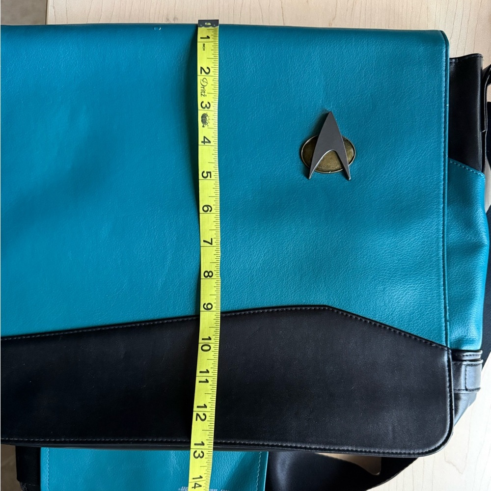 Star Trek: The Next Generation Laptop Messenger Bag (Science Blue) - Picture 6 of 9